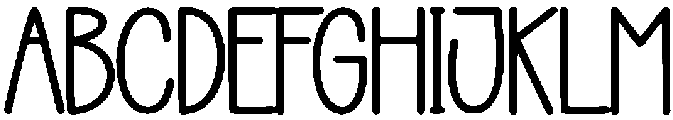 Happy Monday Regular otf (400) Font UPPERCASE