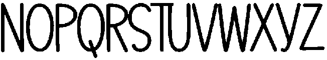 Happy Monday Regular otf (400) Font UPPERCASE