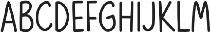 Happy Monday Regular ttf (400) Font UPPERCASE