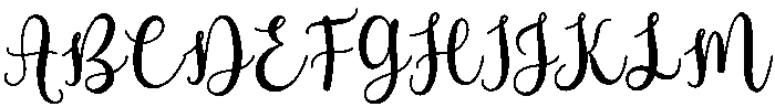 Happy New Year Regular otf (400) Font UPPERCASE