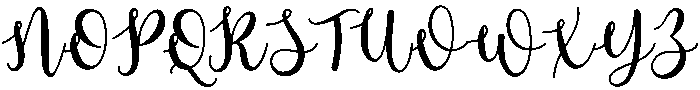 Happy New Year Regular otf (400) Font UPPERCASE