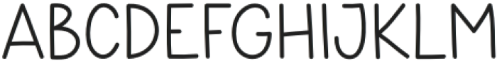 Happy Notes Regular otf (400) Font UPPERCASE