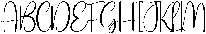 Happy Regular otf (400) Font UPPERCASE