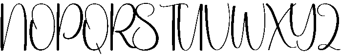 Happy Regular otf (400) Font UPPERCASE