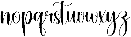 Happy Saturday Regular otf (400) Font LOWERCASE