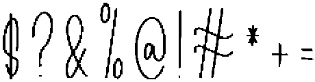 Happy School Regular otf (400) Font OTHER CHARS