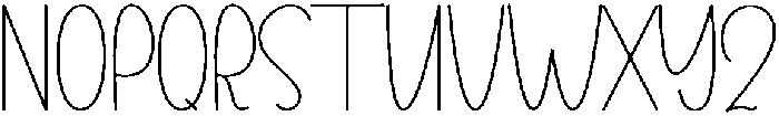 Happy School Regular otf (400) Font LOWERCASE