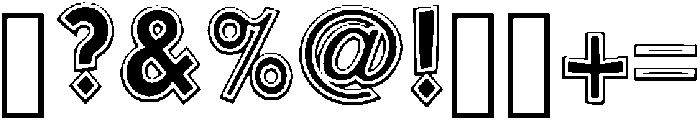 Happy School Regular otf (400) Font OTHER CHARS