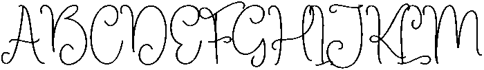 Happy School Regular otf (400) Font UPPERCASE