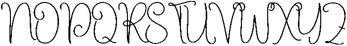 Happy School Regular otf (400) Font UPPERCASE