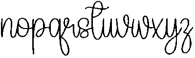Happy School Regular otf (400) Font LOWERCASE