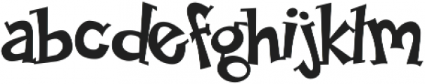 Happy Serif otf (400) Font LOWERCASE