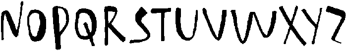 Happy Strokes otf (400) Font UPPERCASE
