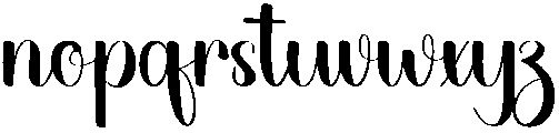 Happy Summer Regular otf (400) Font LOWERCASE
