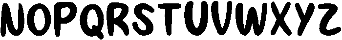 Happy Summer Regular otf (400) Font LOWERCASE