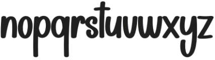 Happy Summer Regular otf (400) Font LOWERCASE