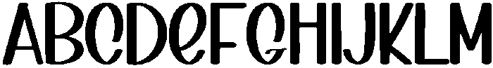 Happy Sunday Regular otf (400) Font UPPERCASE