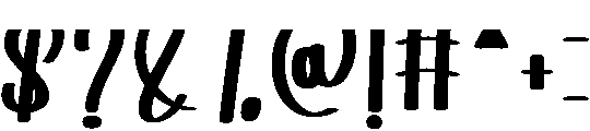 Happy Sunday Regular otf (400) Font OTHER CHARS