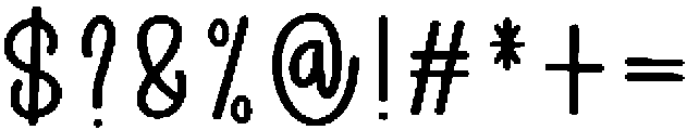 Happy Sunshine Regular otf (400) Font OTHER CHARS