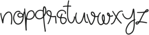 Happy Swirly otf (400) Font LOWERCASE