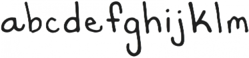Happy Thoughts otf (400) Font LOWERCASE