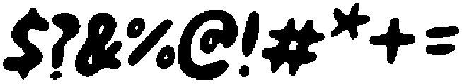 Happy To Be Here - fill Regular otf (400) Font OTHER CHARS