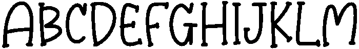 Happy Tuesday Regular otf (400) Font UPPERCASE
