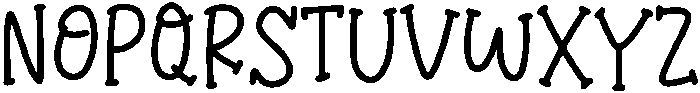 Happy Tuesday Regular otf (400) Font UPPERCASE