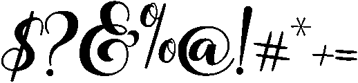 Happy Valentine otf (400) Font OTHER CHARS