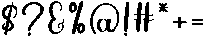 Happy Wedding Regular otf (400) Font OTHER CHARS