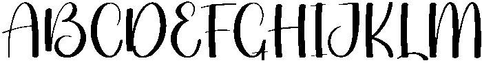 Happy Wedding Regular otf (400) Font UPPERCASE