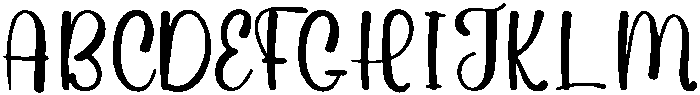 Happy Wedding Regular otf (400) Font UPPERCASE