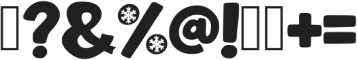 Happy Winter Regular ttf (400) Font OTHER CHARS