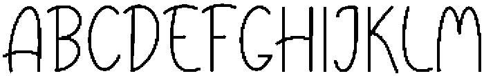 Happy Wonderful Regular otf (400) Font UPPERCASE