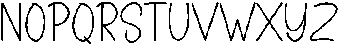 Happy Wonderful Regular otf (400) Font UPPERCASE