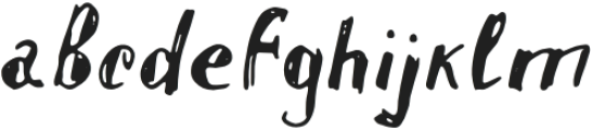 Happy Writer Regular otf (400) Font LOWERCASE