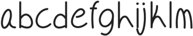 Happy child Regular otf (400) Font LOWERCASE