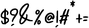 Happy otf (400) Font OTHER CHARS