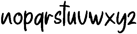 Happy otf (400) Font LOWERCASE