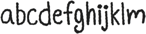 Happy still Regular otf (400) Font LOWERCASE