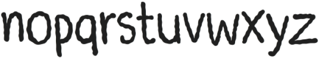 Happy still Regular otf (400) Font LOWERCASE