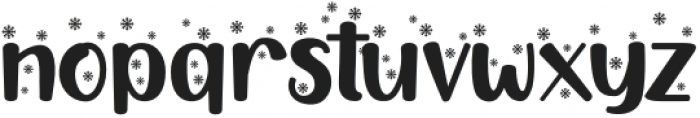 HappyChristmasParty Snow otf (400) Font LOWERCASE