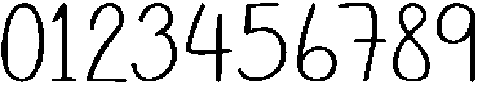 HappyDoodle Thin otf (100) Font OTHER CHARS