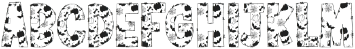 HappyHalloween2 Regular otf (400) Font UPPERCASE