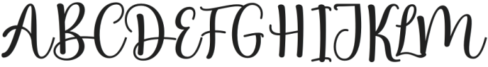 HappyNewYearScript-Regular otf (400) Font UPPERCASE