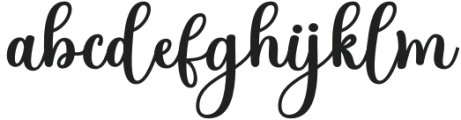 HappyNewYearScript-Regular otf (400) Font LOWERCASE