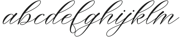 Happyly Script Regular otf (400) Font LOWERCASE