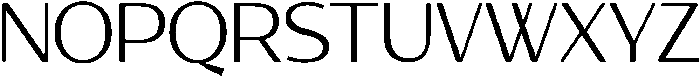 Haqmuse Regular otf (400) Font UPPERCASE