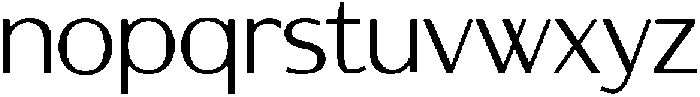 Haqmuse Regular otf (400) Font LOWERCASE