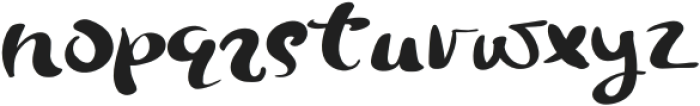 Haratte Regular otf (400) Font LOWERCASE